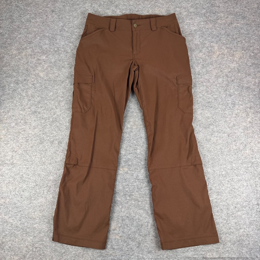 Duluth Trading Co. Dry on the Fly Bootcut Cargo Pants 29" Brown Womens 8x29